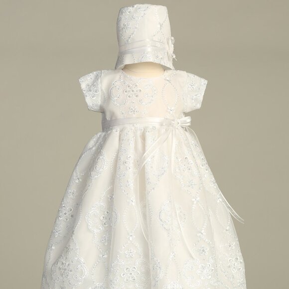 (3/6M) Bonnie - Baby Girls Baptism Gown (NWT) - Picture 6 of 7